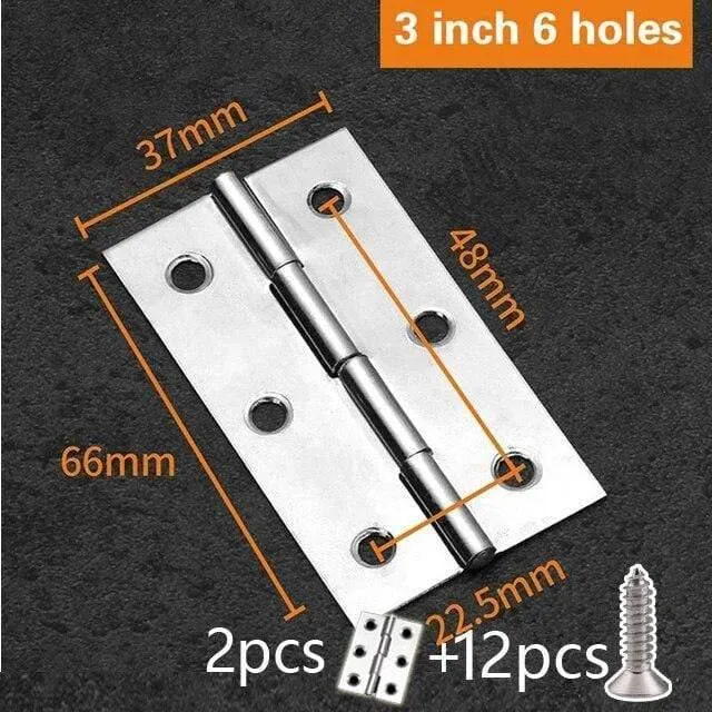 2 Stücke Scharnier Schranktüren Edelstahl Flach 1 Zoll 1.5 Zoll 2 Zoll 2.5 Zoll 3 Zoll 4 Zoll Windows Scharnier Holzkiste Mini Scharnier