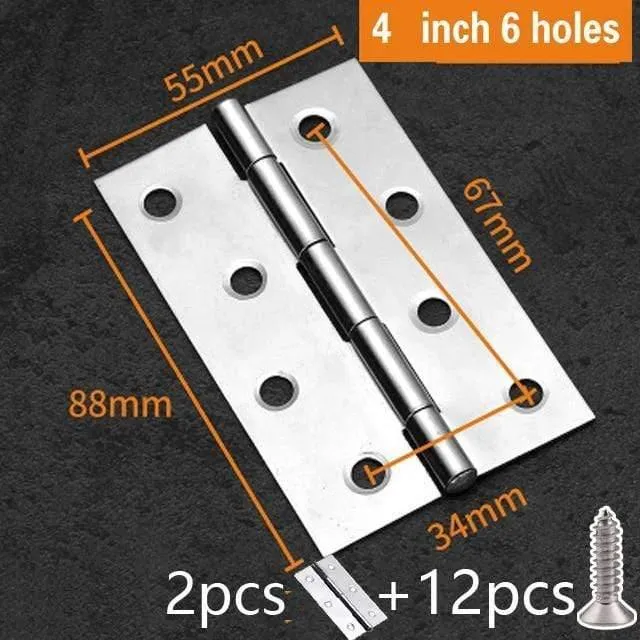2 Stücke Scharnier Schranktüren Edelstahl Flach 1 Zoll 1.5 Zoll 2 Zoll 2.5 Zoll 3 Zoll 4 Zoll Windows Scharnier Holzkiste Mini Scharnier