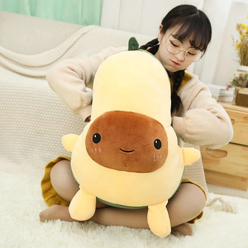 1 Stück 30-60CM Niedliche Avocado Gefüllte Plüschtiere Weiche Babypuppe Cartoon Fruchtkissen Sofakissen Kinder Mädchen Weihnachten Geburtstagsgeschenk