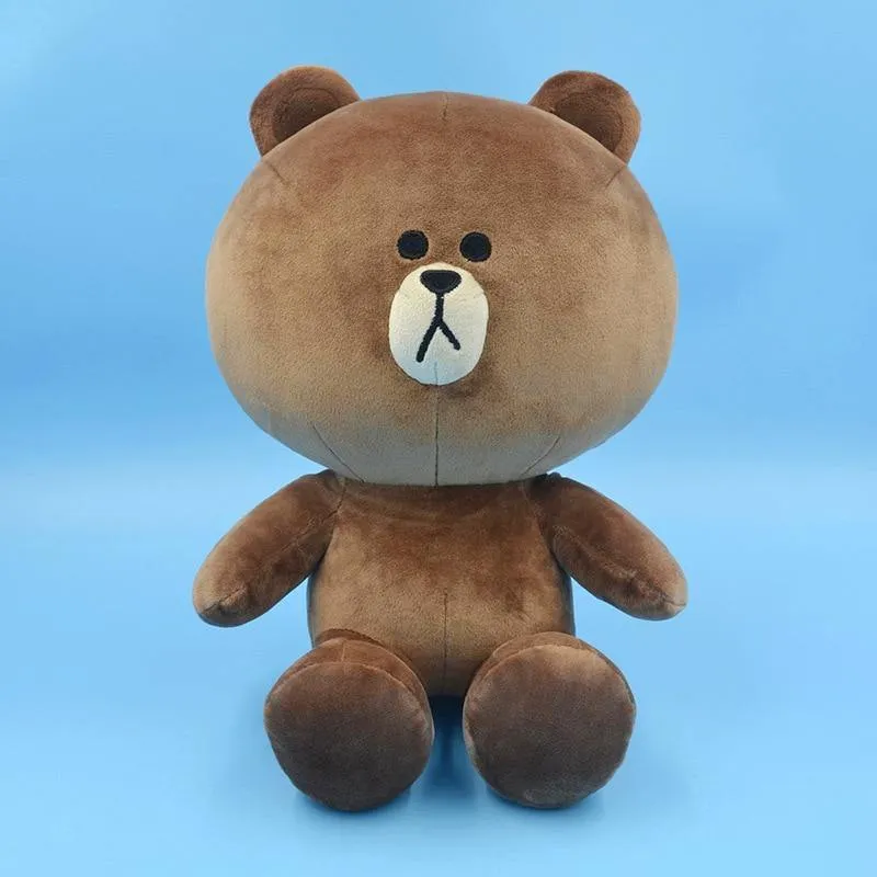 Braunbär und Cony Rabbit Plüschtiere Kawaii Anime Choco Sally Gefüllte Puppe Weiches Sofakissen Geschenk für Mädchen Geburtstagsgeschenk