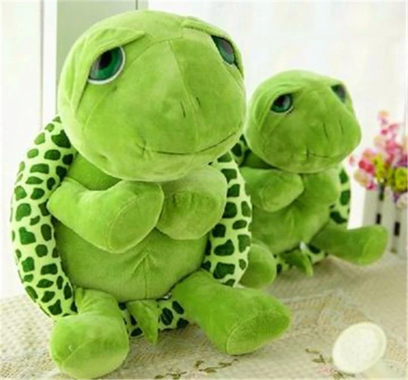 20 cm armeegrüne Schildkröte mit großen Augen, Plüschtier, Schildkrötenpuppe, Schildkröte für Kinder, als Geburtstagsgeschenk, Weihnachtsgeschenk (Schildkröte mit großen Augen, 20 cm)