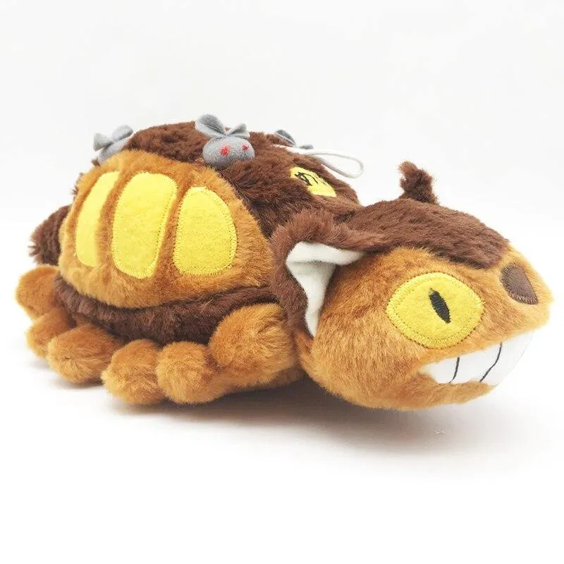 30 cm süßer Cartoon-Animationsbus Totoro-Puppe, weiches Plüschtier, ausgestopftes Totoro, Kawaii-Geschenkspielzeug für Kinder (30 cm)