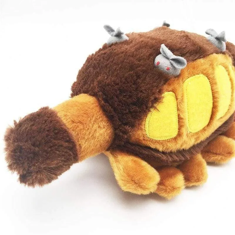 30 cm süßer Cartoon-Animationsbus Totoro-Puppe, weiches Plüschtier, ausgestopftes Totoro, Kawaii-Geschenkspielzeug für Kinder (30 cm)
