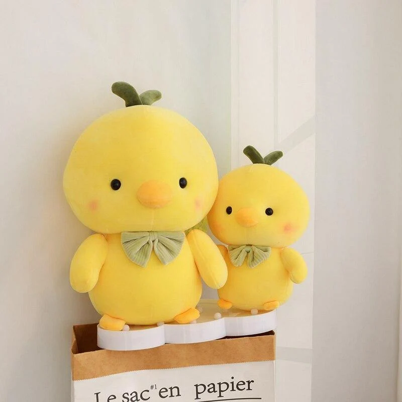 1PC 25-50CM Kreatives kleines gelbes Küken Huhn Kuscheltier Plüschtier Niedliches Huhn Plüsch Puppe Kissen Junge Mädchen Geburtstagsgeschenke