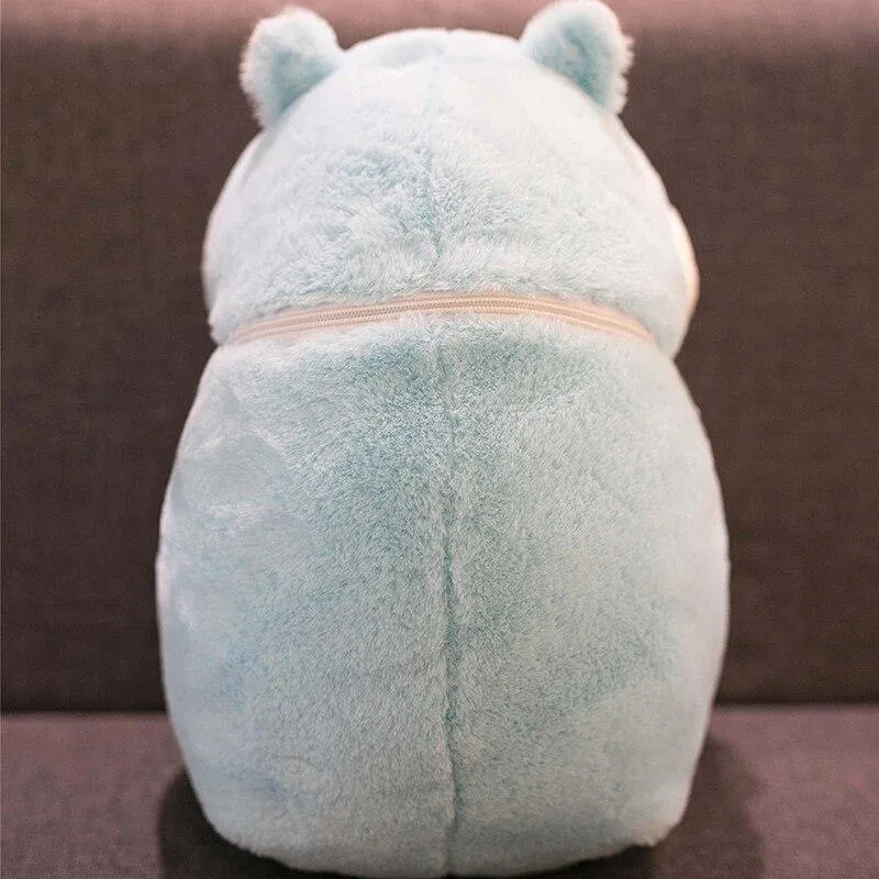 40 cm Hamsterspielzeug, süßer Hamsterplüsch mit Decke, 3-in-1, multifunktionales Tier-Wurfkissen, Hamsterhand, warme, weiche Puppe, Kindergeschenk