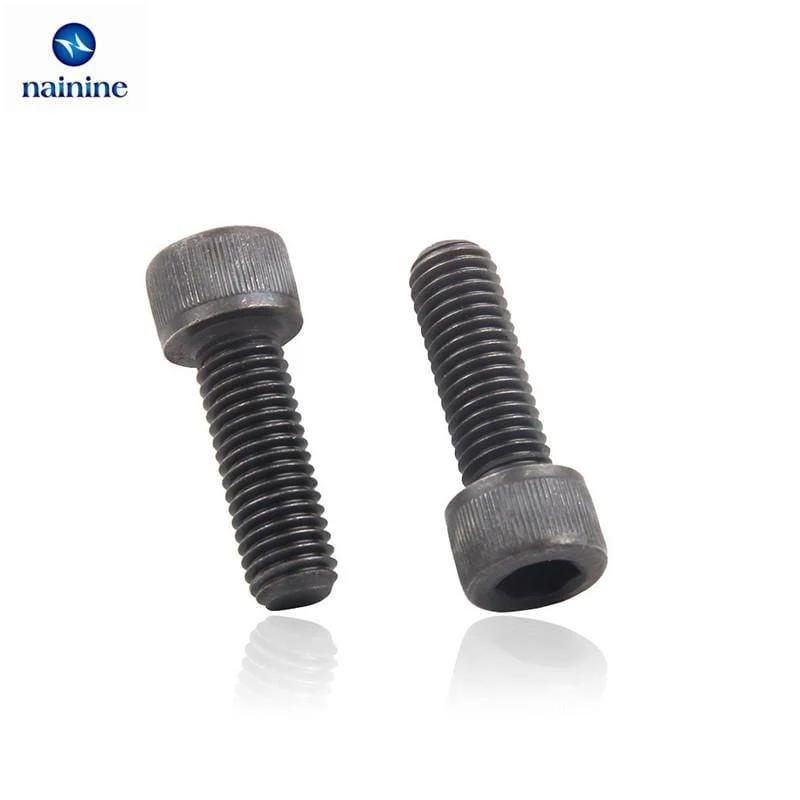 480 Teile/satz M2 M2.5 M3 DIN912 Schwarz Hochfeste 12.9 Ebene Legierung Stahl Schraube Innensechskant Schrauben Auto Möbel HW024