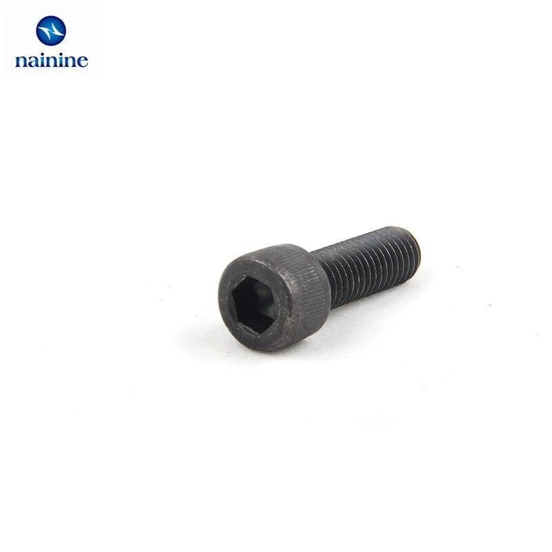 480 Teile/satz M2 M2.5 M3 DIN912 Schwarz Hochfeste 12.9 Ebene Legierung Stahl Schraube Innensechskant Schrauben Auto Möbel HW024