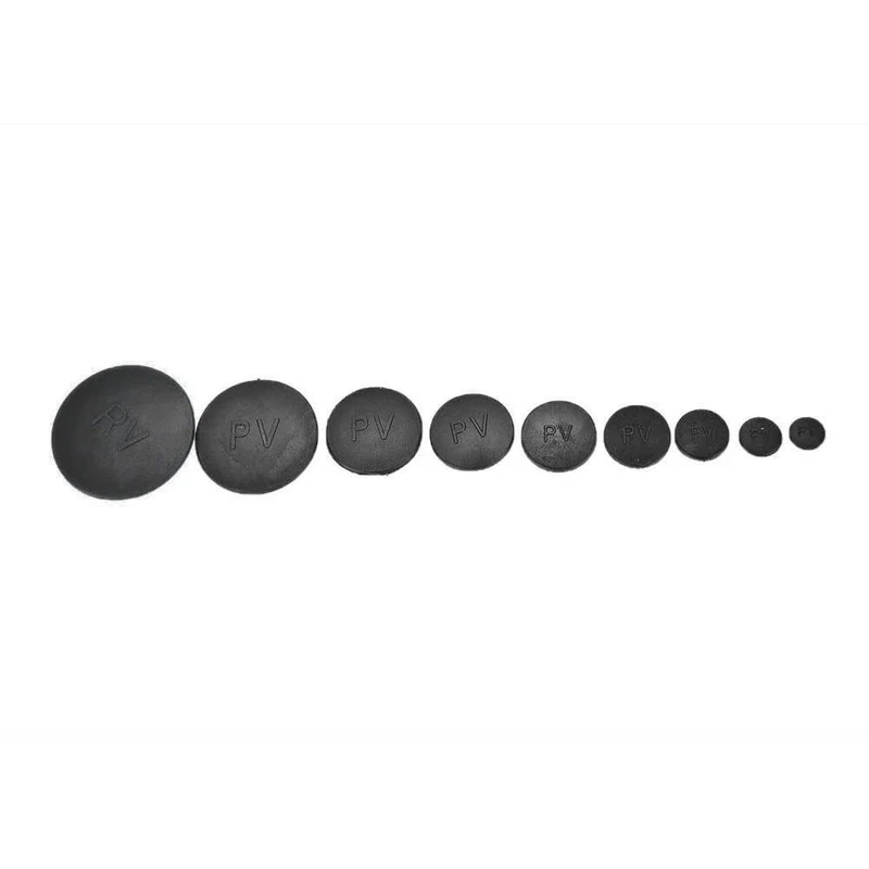 20PCS Schwarz Innensechskant Innensechskantschraube Schraubmutter Sechskantkopfabdeckung Kappenschutz Befestigungselemente Schrauben Abdeckkappen M5-M24