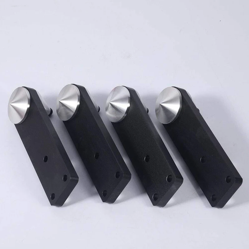 4Pcs Stand Speaker Spike Ersatz rutschfeste Stoßdämpfung Einfache Installation Isolation 39mm Langlebige Teile Aluminiumpads Fußnagel