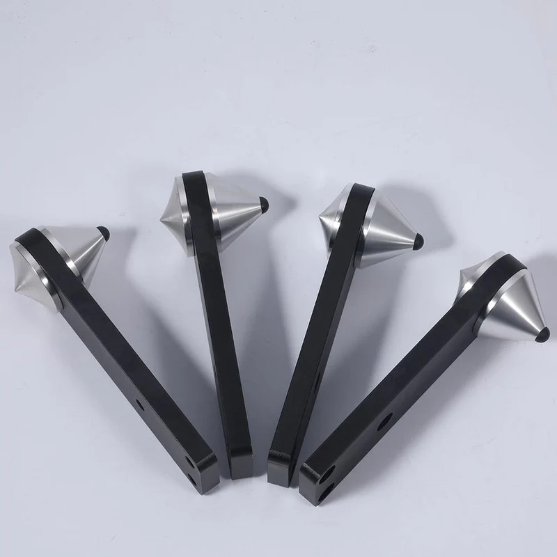 4Pcs Stand Speaker Spike Ersatz rutschfeste Stoßdämpfung Einfache Installation Isolation 39mm Langlebige Teile Aluminiumpads Fußnagel