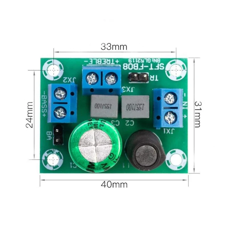 AIYIMA Einstellbarer Zwei-Wege-Crossover-HiFi-Lautsprecher Höhenbass Audio-Lautsprecher-Teilerfilter DIY Home Sound Theater
