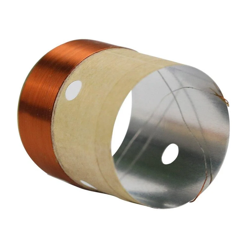 GHXAMP 25.5 MM Core BASS Schwingspule 8 Ohm weißes Aluminium mit Schallluftauslassloch für 4 Zoll-10 Zoll Lautsprecher Reparatur DIY 1 Paar