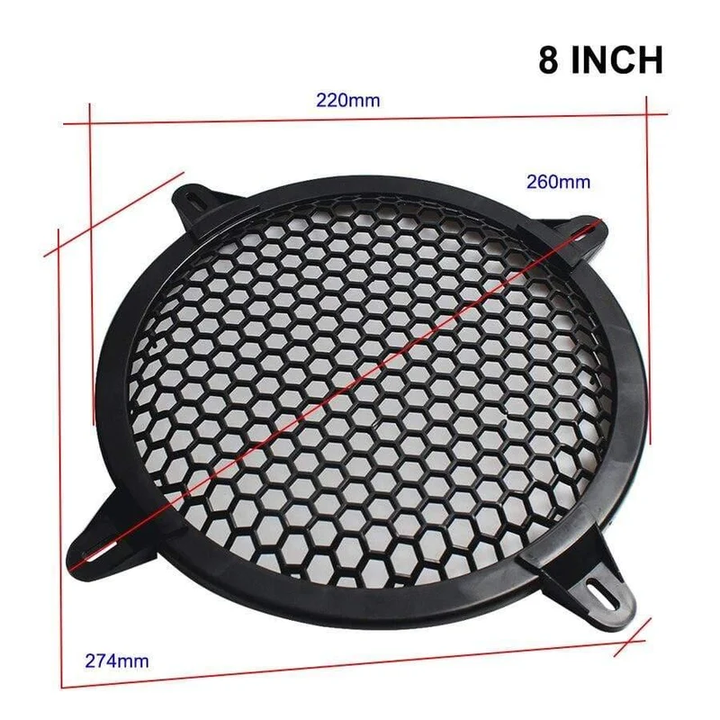 4/6/8/10/12 ZOLL Kunststoff Rahmen Bühne Sound Lautsprecher Mesh Schutz Gehäuse Net Abdeckung Lautsprecher Zubehör