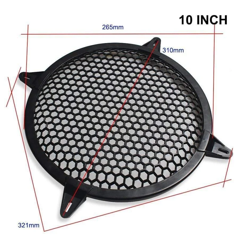 4/6/8/10/12 ZOLL Kunststoff Rahmen Bühne Sound Lautsprecher Mesh Schutz Gehäuse Net Abdeckung Lautsprecher Zubehör