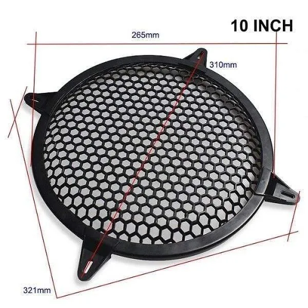 4/6/8/10/12 ZOLL Kunststoff Rahmen Bühne Sound Lautsprecher Mesh Schutz Gehäuse Net Abdeckung Lautsprecher Zubehör