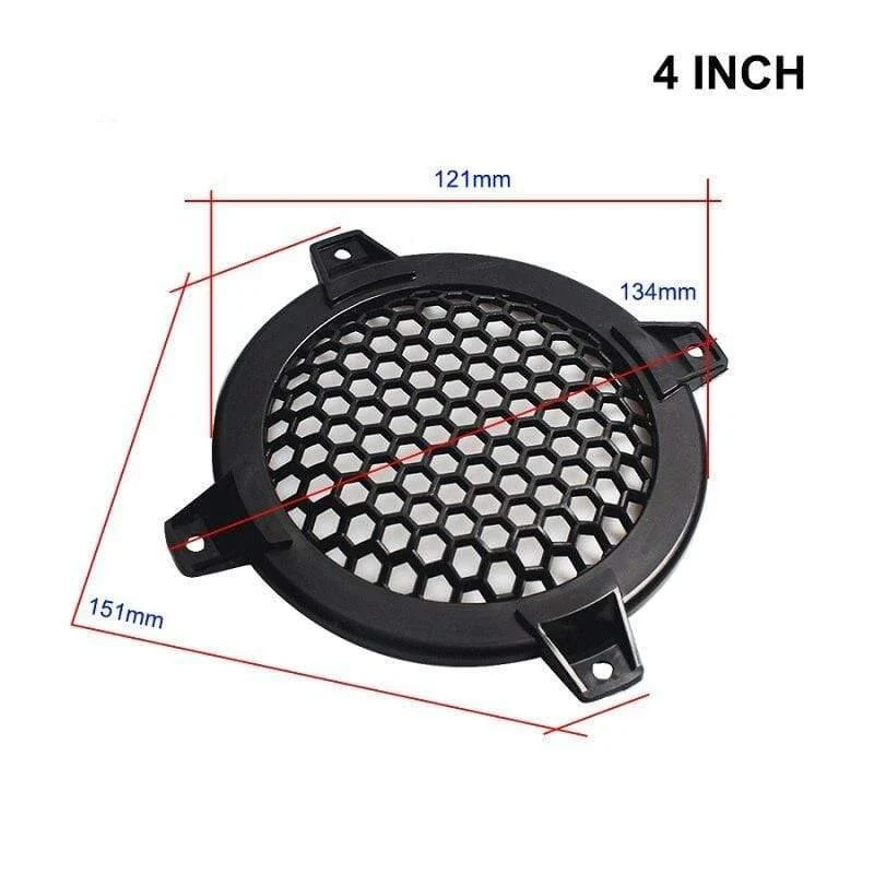 4/6/8/10/12 ZOLL Kunststoff Rahmen Bühne Sound Lautsprecher Mesh Schutz Gehäuse Net Abdeckung Lautsprecher Zubehör