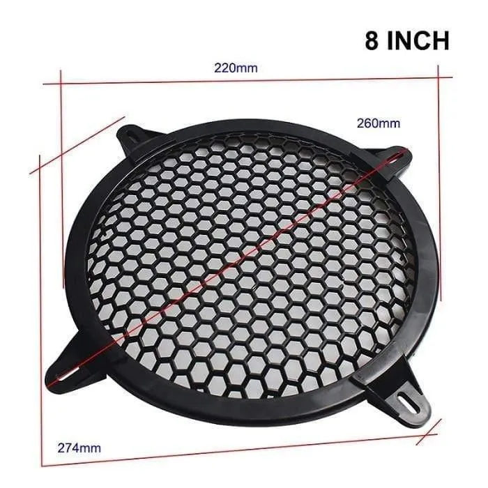 4/6/8/10/12 ZOLL Kunststoff Rahmen Bühne Sound Lautsprecher Mesh Schutz Gehäuse Net Abdeckung Lautsprecher Zubehör