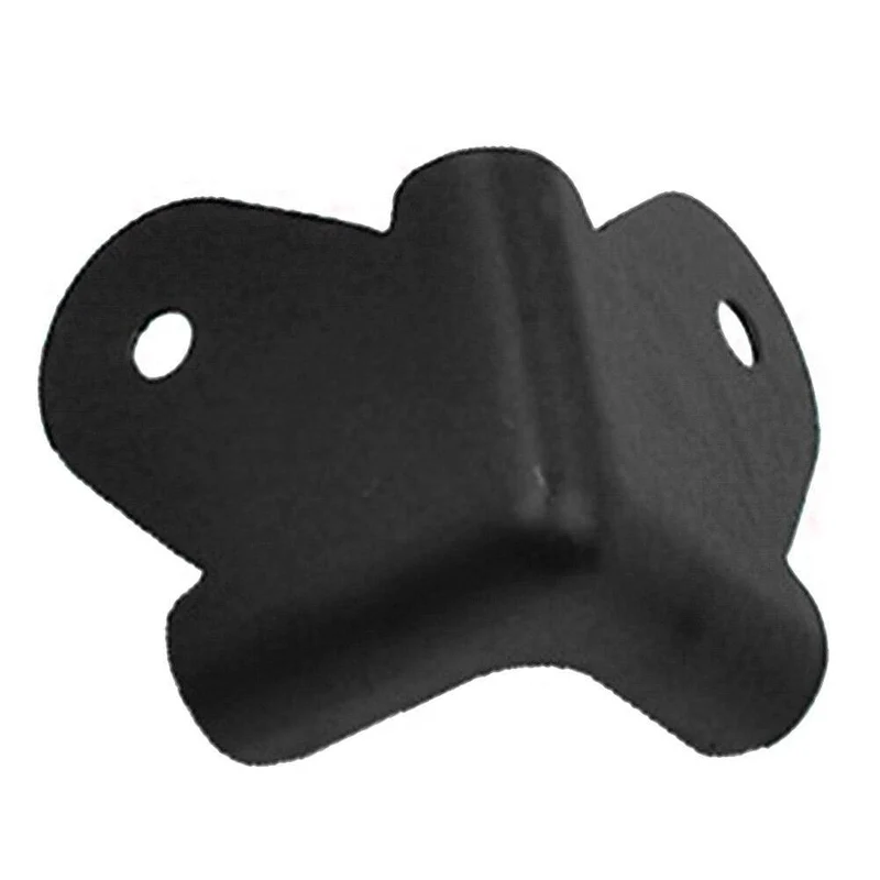 8 Stück / Set Gitarrenbühne Soundbox Zubehör Anti-Kollision Schwarz Gehäuse Lautsprecher Ecken Ersatz Hard Amplifier Protector
