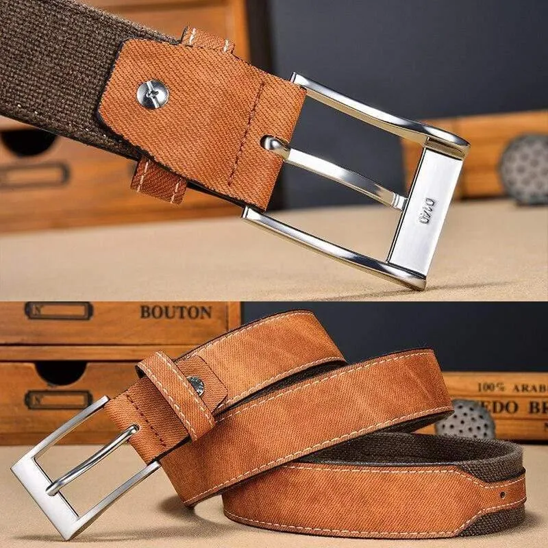 Denim Gürtel für Jeans Männer Casual Canvas Designer Gürtel Hochwertige 3.5 CM Breite Patchwork Strap Drop Versand