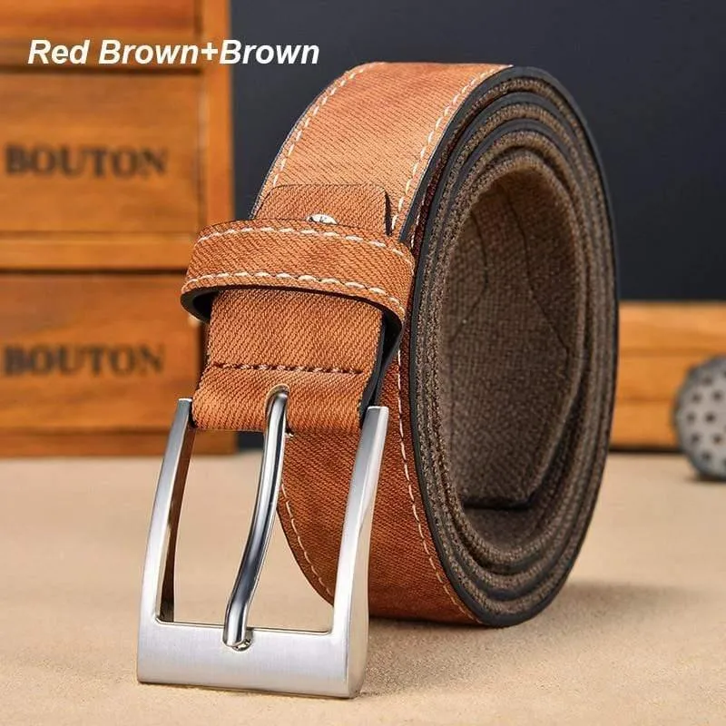 Denim Gürtel für Jeans Männer Casual Canvas Designer Gürtel Hochwertige 3.5 CM Breite Patchwork Strap Drop Versand
