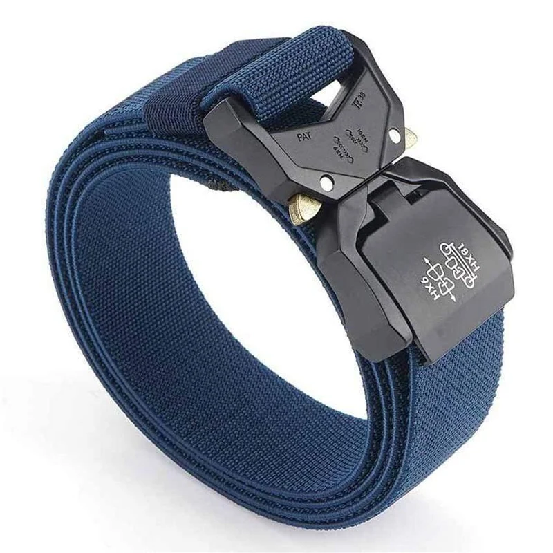 Jeans Gürtel Für Männer Aluminiumlegierung Steckbare Schnalle Training Taktische Gürtel Komfortable Hochwertige Jagd auf Männergürtel