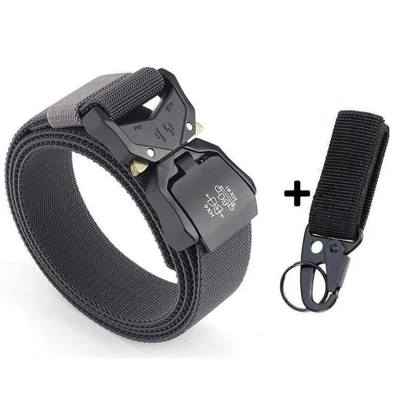 Jeans Gürtel Für Männer Aluminiumlegierung Steckbare Schnalle Training Taktische Gürtel Komfortable Hochwertige Jagd auf Männergürtel