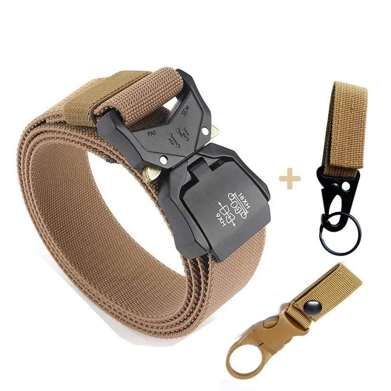 Jeans Gürtel Für Männer Aluminiumlegierung Steckbare Schnalle Training Taktische Gürtel Komfortable Hochwertige Jagd auf Männergürtel