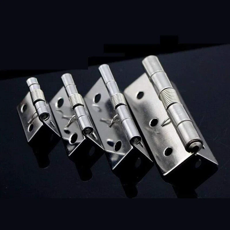 Edelstahl Schrank Schublade Tür Scharnier Federscharnier Möbel Scharniere 1.5 "/ 2.0 '' / 2.5 '' Länge