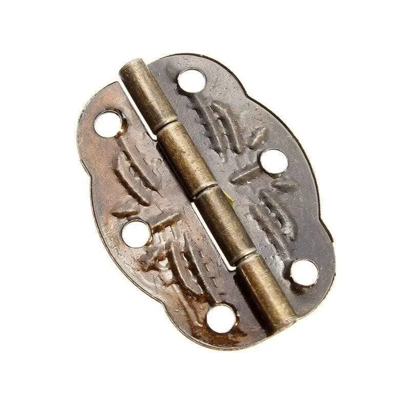 10 Stück/Set 30 mm x 22 mm Türscharniere, Legierung, gedreht von 0 Grad bis 280 Grad, antike Bronze-Werkzeugteile