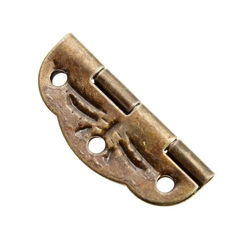 10 Stück/Set 30 mm x 22 mm Türscharniere, Legierung, gedreht von 0 Grad bis 280 Grad, antike Bronze-Werkzeugteile