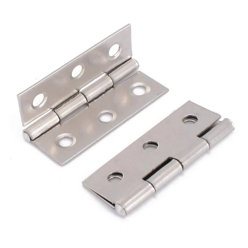10 teile/los Edelstahl Scharnier Quadratische Türscharniere Für Holz Schrank Schublade Schmuck Box Möbel Hardware
