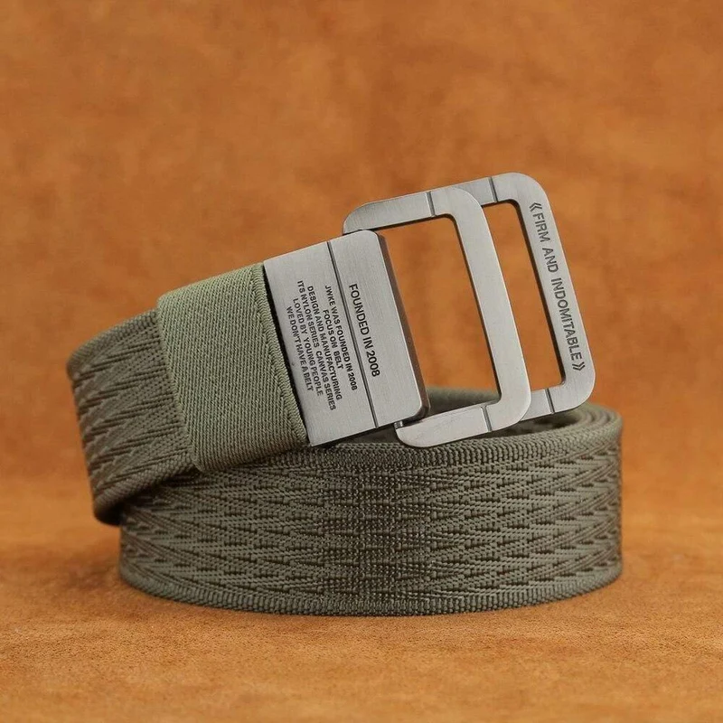 Militärische Ausrüstung Tactical Belt Man Double Ring Schnalle verdicken Canvas Gürtel für Männer Bund