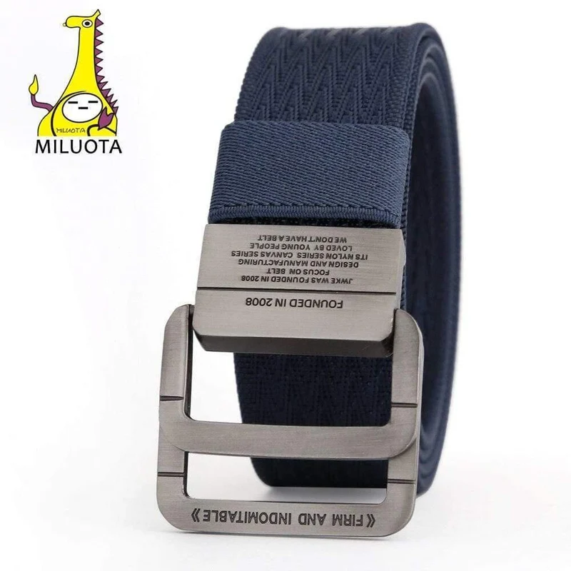 Militärische Ausrüstung Tactical Belt Man Double Ring Schnalle verdicken Canvas Gürtel für Männer Bund