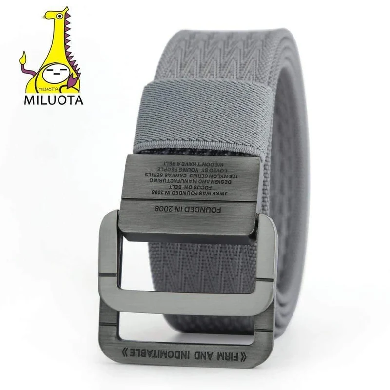 Militärische Ausrüstung Tactical Belt Man Double Ring Schnalle verdicken Canvas Gürtel für Männer Bund
