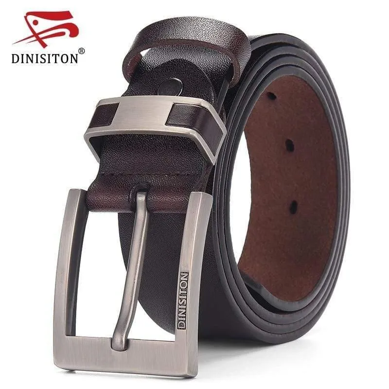 Kuh Echtledergürtel Für Männer Luxus Herren Gürtel Leder Gürtel Legierung Schnalle Lässig Männlich Vintage Strap Ceinture Homme