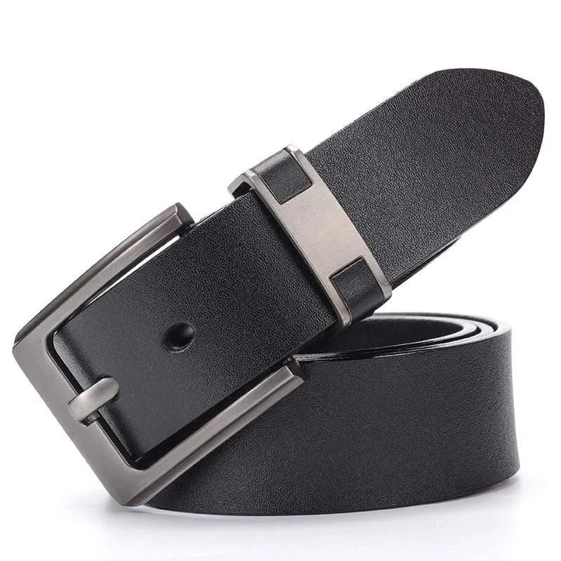 Kuh Echtledergürtel Für Männer Luxus Herren Gürtel Leder Gürtel Legierung Schnalle Lässig Männlich Vintage Strap Ceinture Homme
