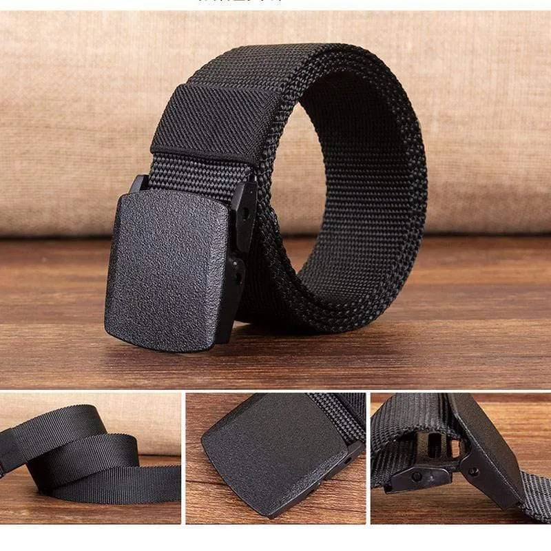 Militär Männer Gürtel Armee Gürtel Verstellbarer Gürtel Männer Outdoor Travel Taktischer Taillengürtel Mit Kunststoffschnalle Für Hosen 120cm