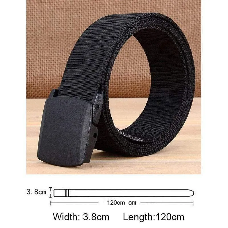 Militär Männer Gürtel Armee Gürtel Verstellbarer Gürtel Männer Outdoor Travel Taktischer Taillengürtel Mit Kunststoffschnalle Für Hosen 120cm