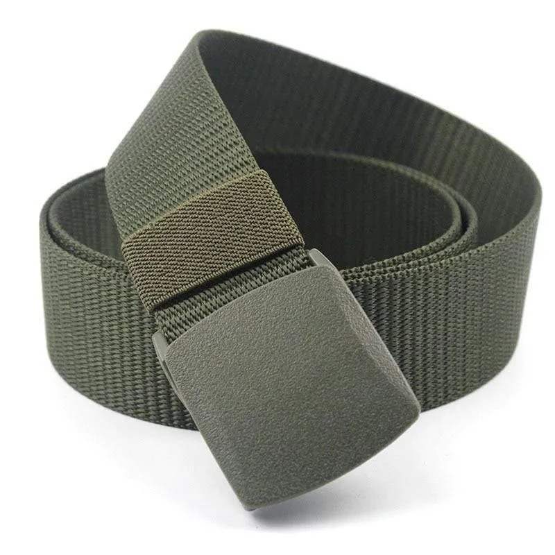 Heißer verkauf Männer/frauen gürtel Hohe Qualität Automatische Schnalle Nylon Gürtel OutdoorTravel Taktische Taille Gürtel Unisex hinzufügen lange Gürtel 140 cm