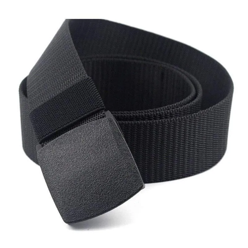 Heißer verkauf Männer/frauen gürtel Hohe Qualität Automatische Schnalle Nylon Gürtel OutdoorTravel Taktische Taille Gürtel Unisex hinzufügen lange Gürtel 140 cm