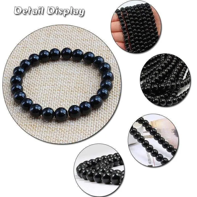 Trendy Schwarz Armband Naturstein Gelb Türkis Perlen Handkette Jesus Kreuz Armreifen Frauen Schmuck Liebhaber Zubehör