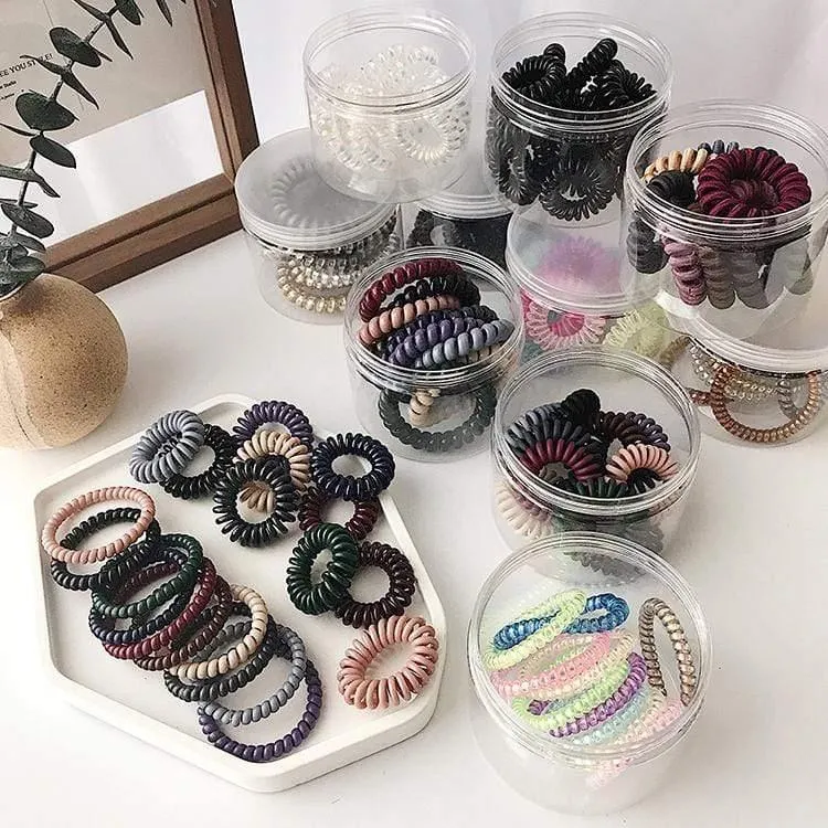 10 Stück Mädchen Gummiband Kopfschmuck Stirnband Anti-Telefonleitung Haarring weibliche koreanische Version Haarband Seil Haar Zubehör