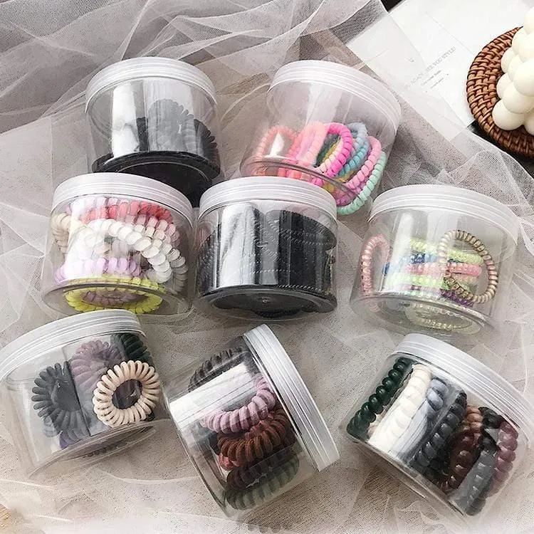 10 Stück Mädchen Gummiband Kopfschmuck Stirnband Anti-Telefonleitung Haarring weibliche koreanische Version Haarband Seil Haar Zubehör