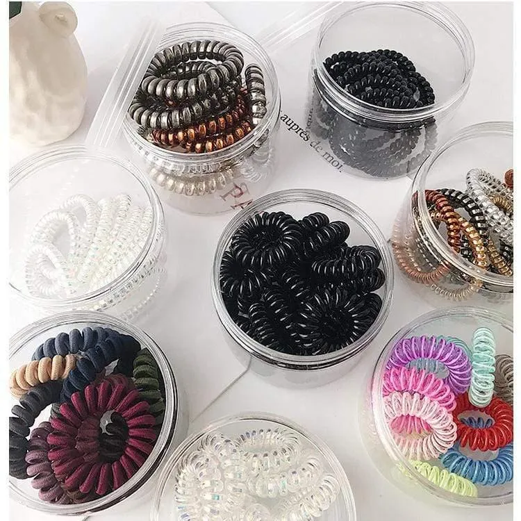 10 Stück Mädchen Gummiband Kopfschmuck Stirnband Anti-Telefonleitung Haarring weibliche koreanische Version Haarband Seil Haar Zubehör
