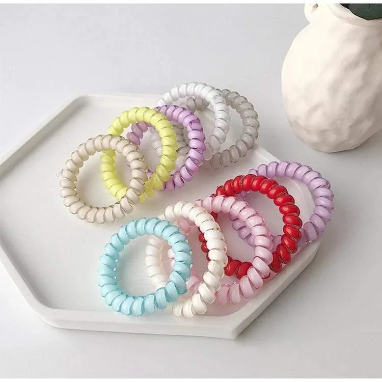 10 Stück Mädchen Gummiband Kopfschmuck Stirnband Anti-Telefonleitung Haarring weibliche koreanische Version Haarband Seil Haar Zubehör