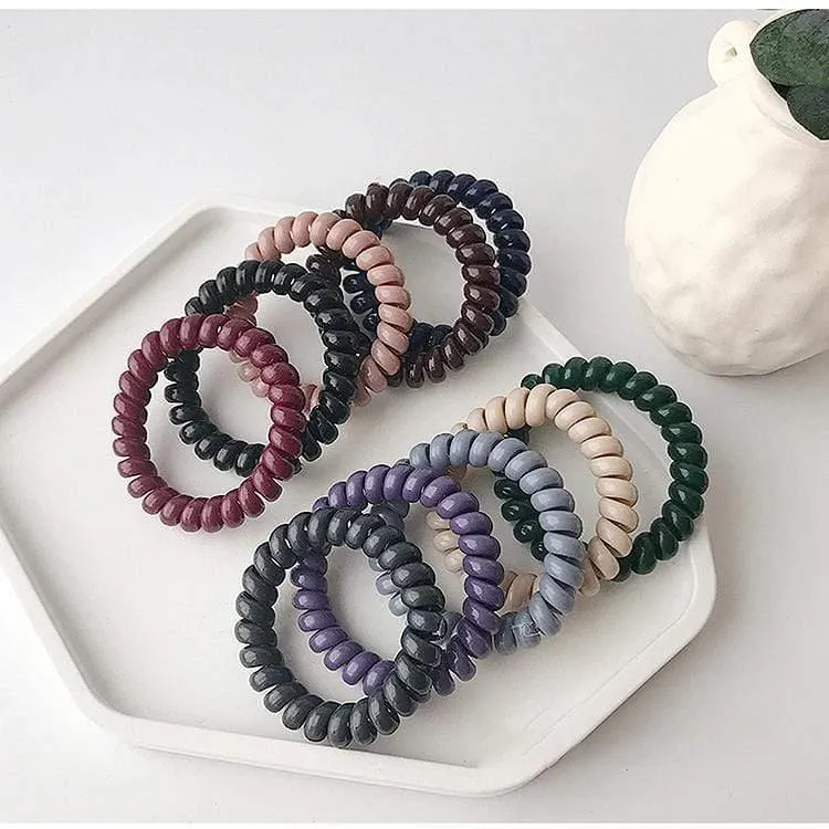 10 Stück Mädchen Gummiband Kopfschmuck Stirnband Anti-Telefonleitung Haarring weibliche koreanische Version Haarband Seil Haar Zubehör