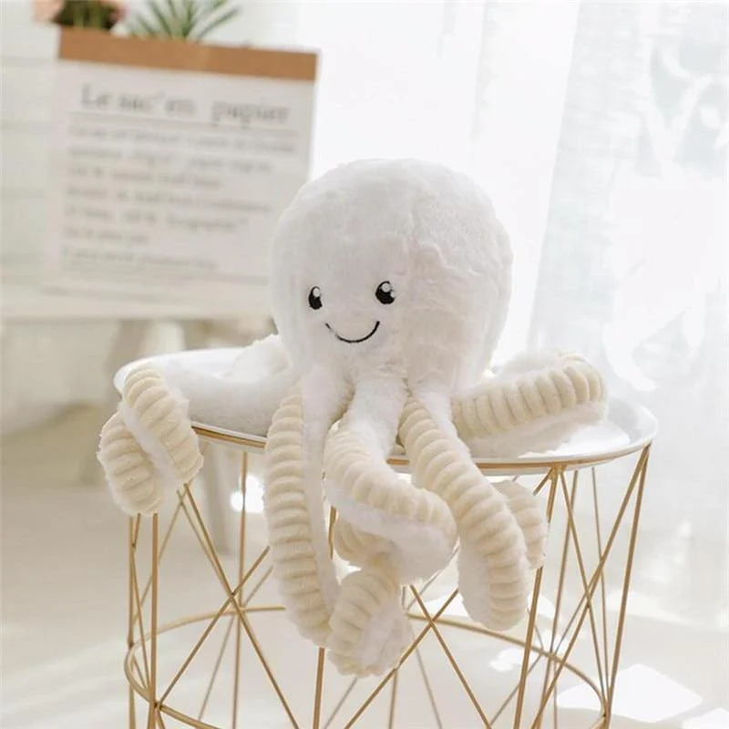 18-80cm Schöne Simulation Octopus Anhänger Plüsch Stofftier Weiches Tier Wohnaccessoires Süße Puppe Kinder Weihnachtsgeschenke