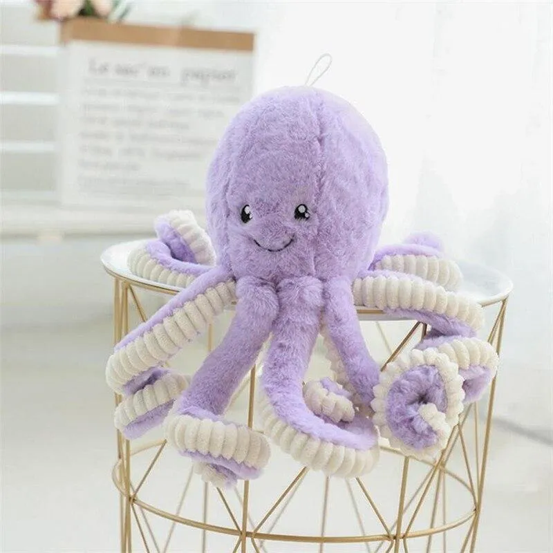 18-80cm Schöne Simulation Octopus Anhänger Plüsch Stofftier Weiches Tier Wohnaccessoires Süße Puppe Kinder Weihnachtsgeschenke