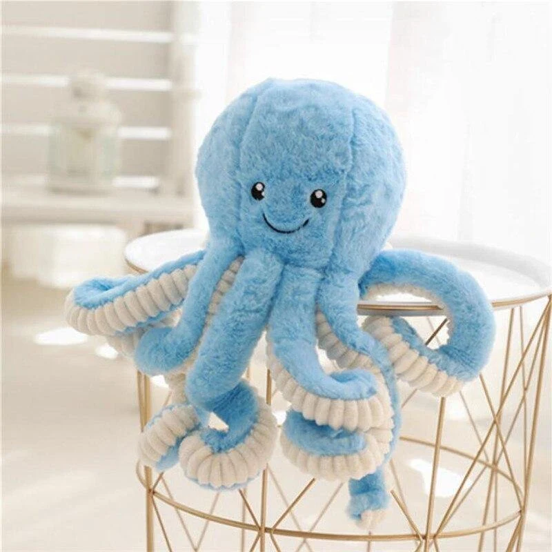 18-80cm Schöne Simulation Octopus Anhänger Plüsch Stofftier Weiches Tier Wohnaccessoires Süße Puppe Kinder Weihnachtsgeschenke