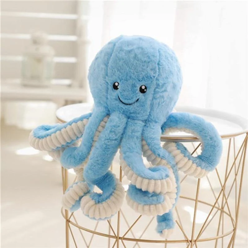 18-80cm Schöne Simulation Octopus Anhänger Plüsch Stofftier Weiches Tier Wohnaccessoires Süße Puppe Kinder Weihnachtsgeschenke